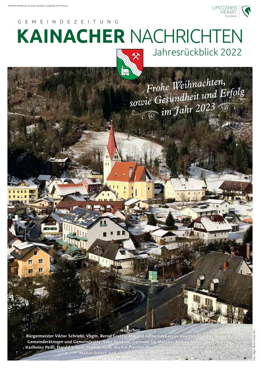 Kainacher Nachrichten – Jahresrückblick 2022