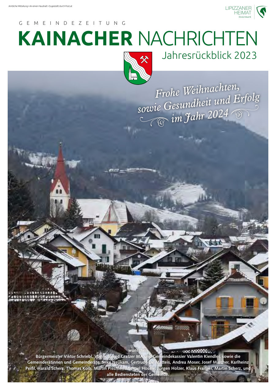 Kainacher Nachrichten – Jahresrückblick 2023
